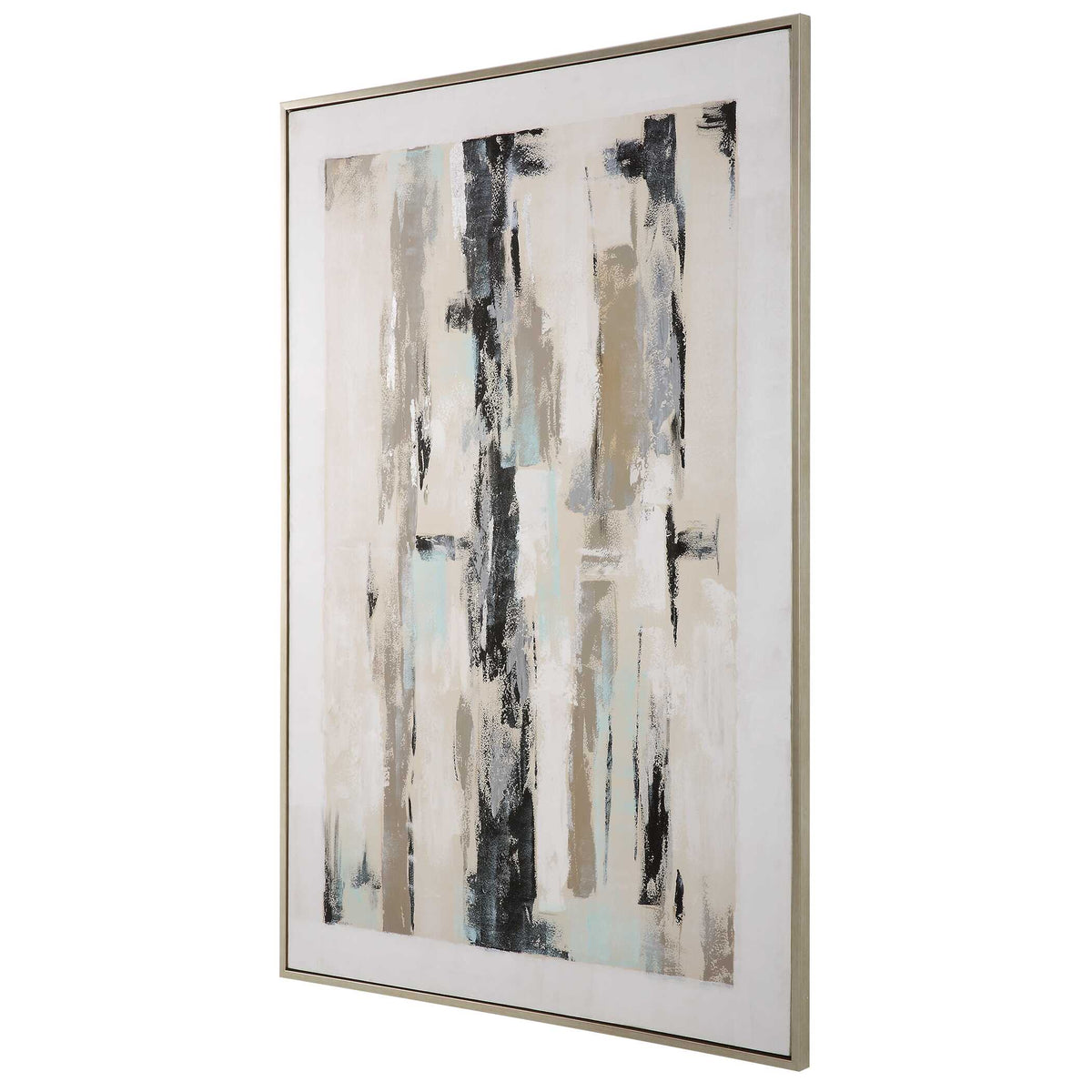 Placidity Hand Painted Abstract Art