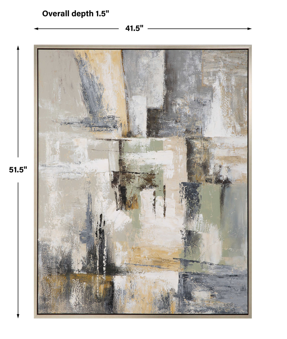Intuition Hand Painted Abstract Art