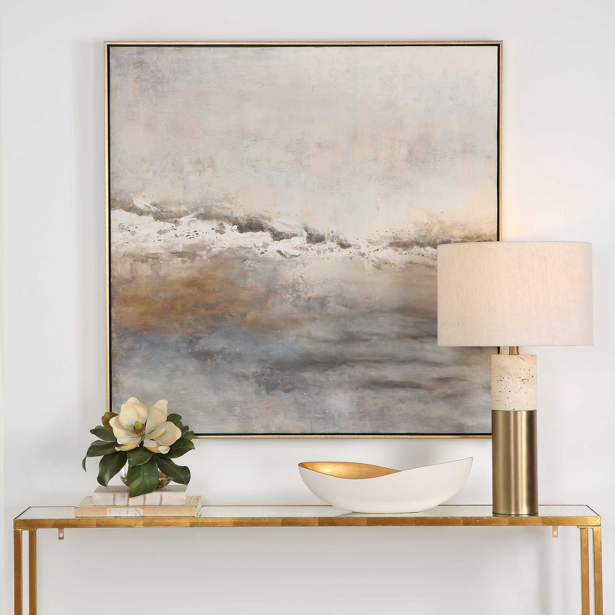 Storm Clouds Abstract Hand Painted Art