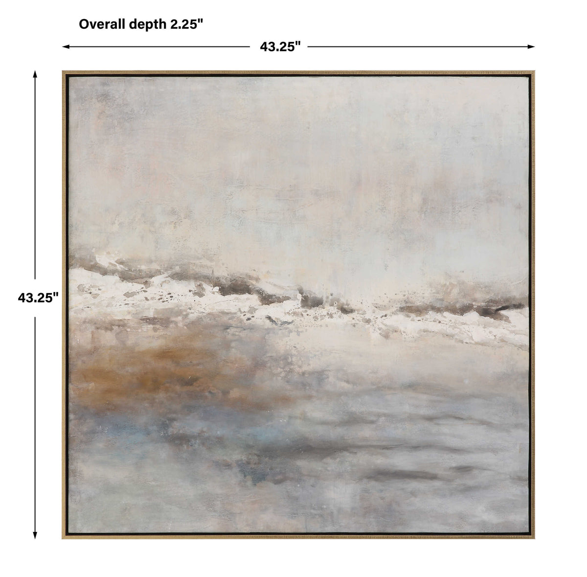 Storm Clouds Abstract Hand Painted Art