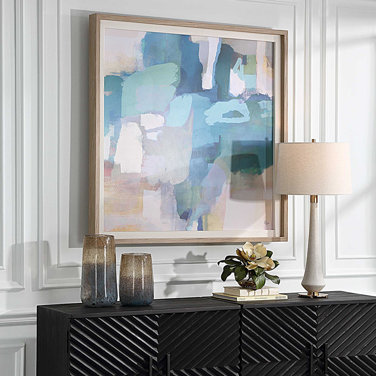 Continue On Abstract Framed Print