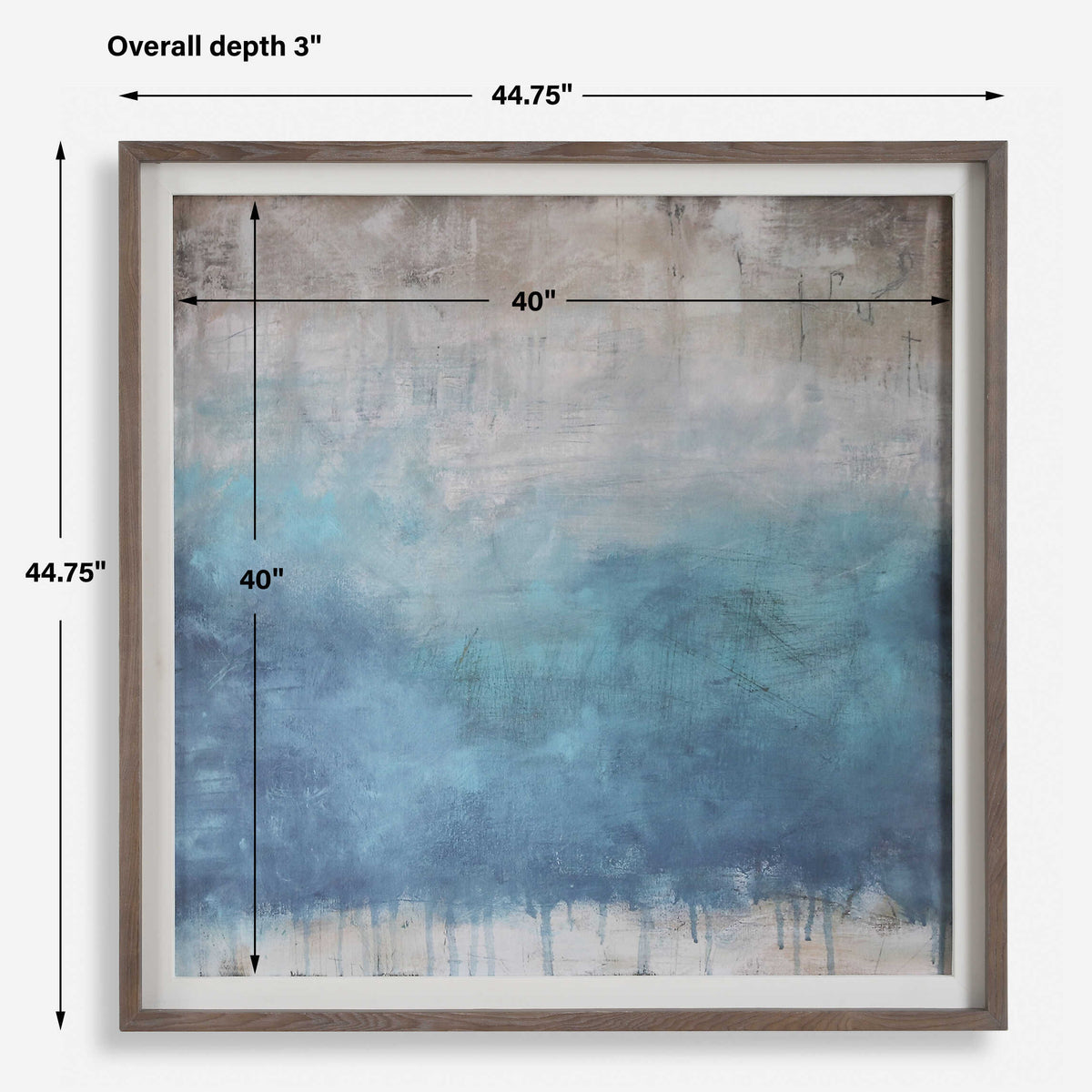 Serenity Paused Framed Abstract Print