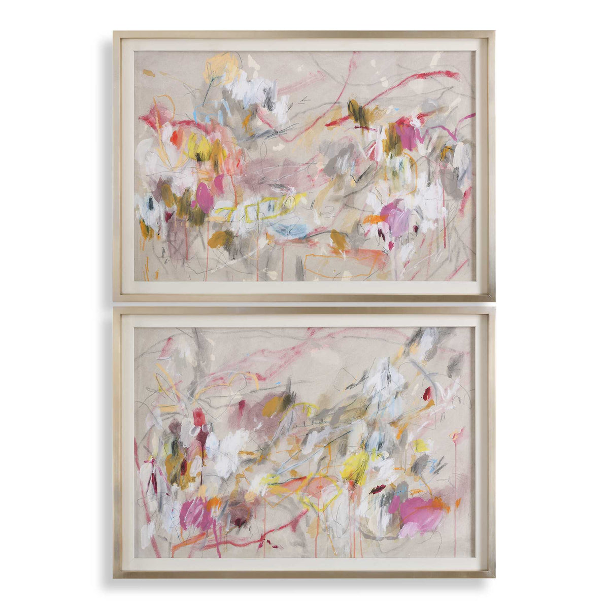 Metropolitan Rush Abstract Prints Set/2