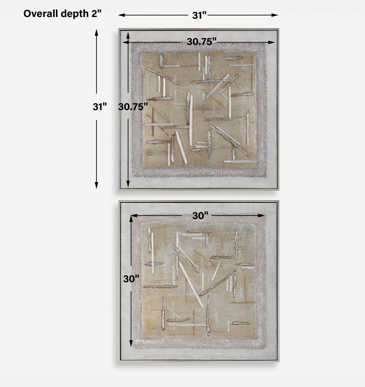Unpredictable Hand Painted Canvases Set/2