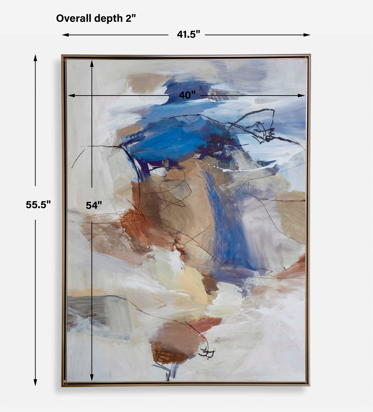 Subtle Nuances Framed Abstract Art