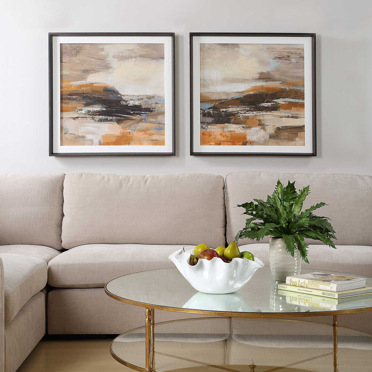 Cinnamon Shore Framed Prints Set/2