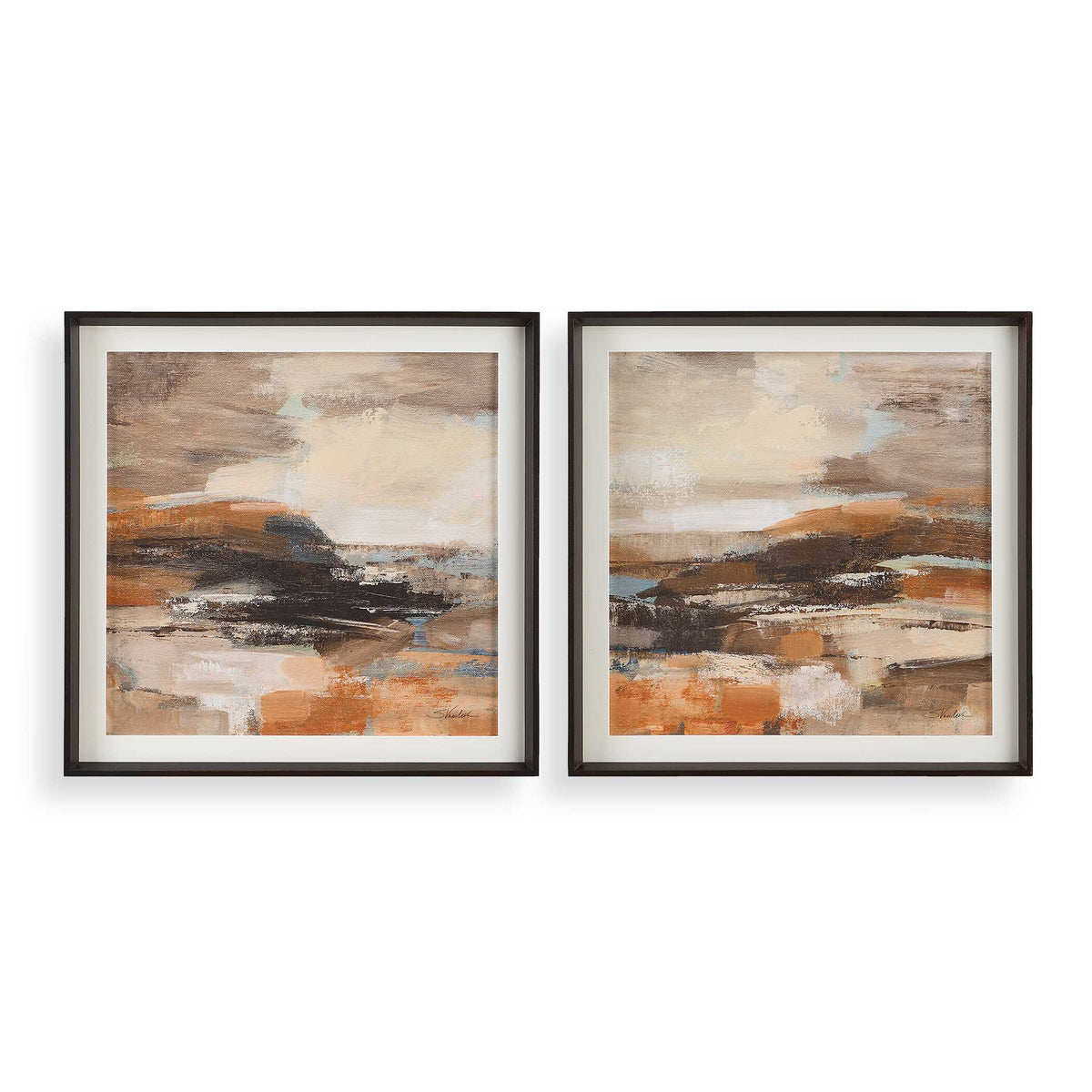 Cinnamon Shore Framed Prints Set/2
