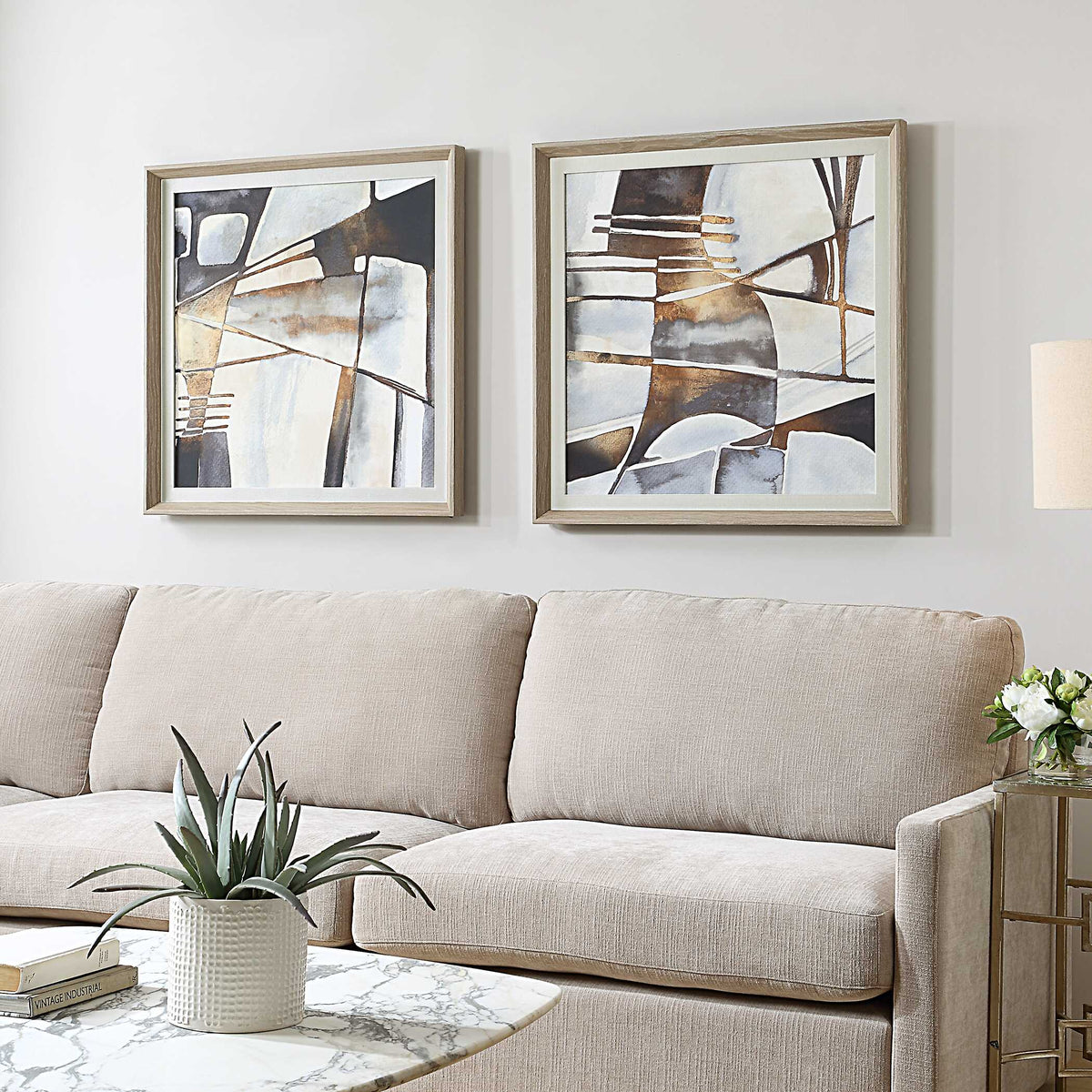 Vetrina Framed Abstract Prints Set/2