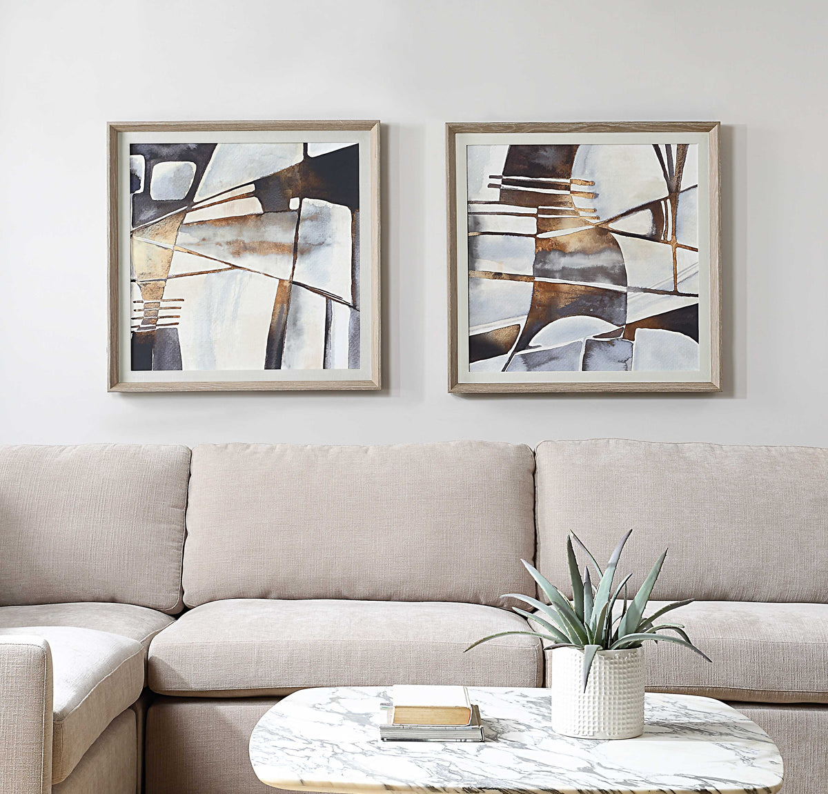 Vetrina Framed Abstract Prints Set/2