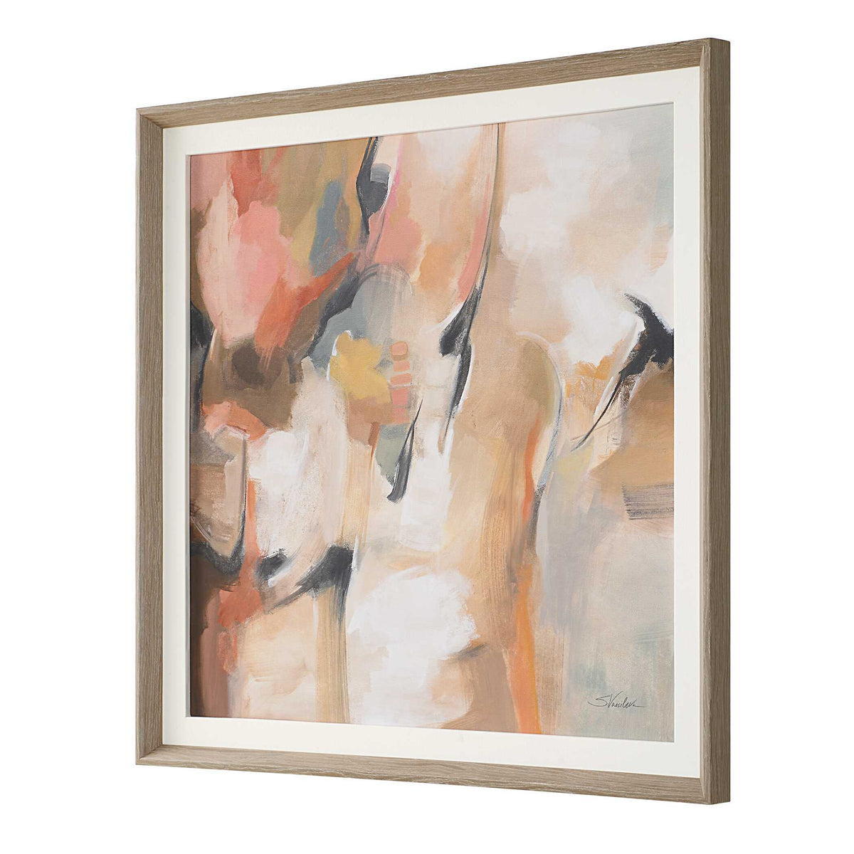 Uphill Framed Abstract Print