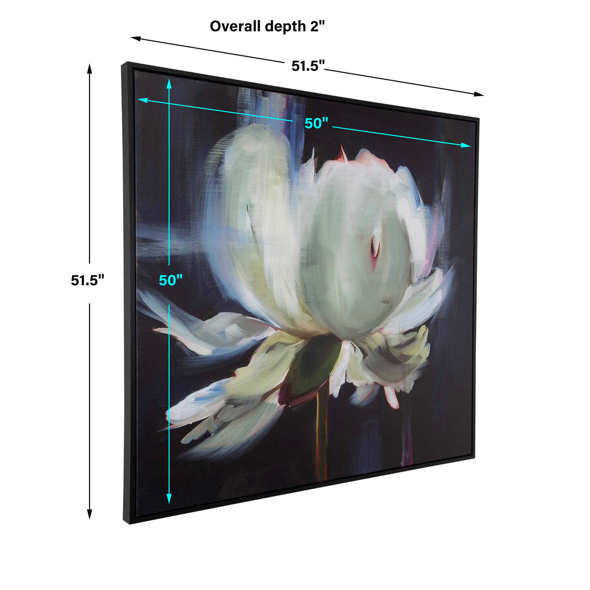 Peony Framed Floral Art