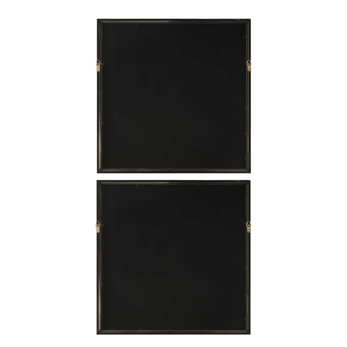 So Golden Abstract Landscape Prints Set/2