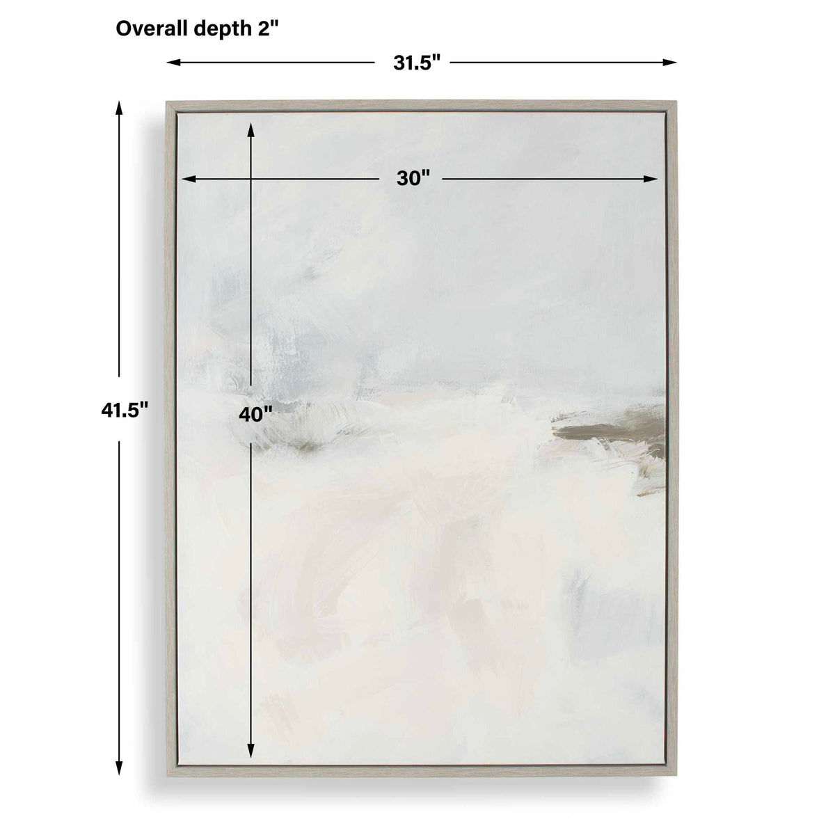 Simple Serenity Framed Abstract Art