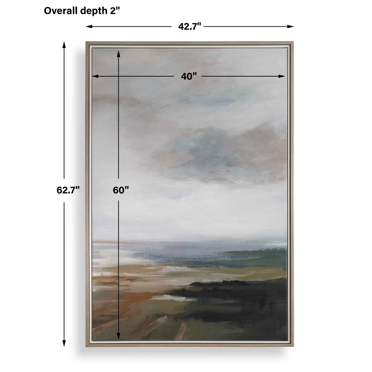Lowlands Framed Landscape Print