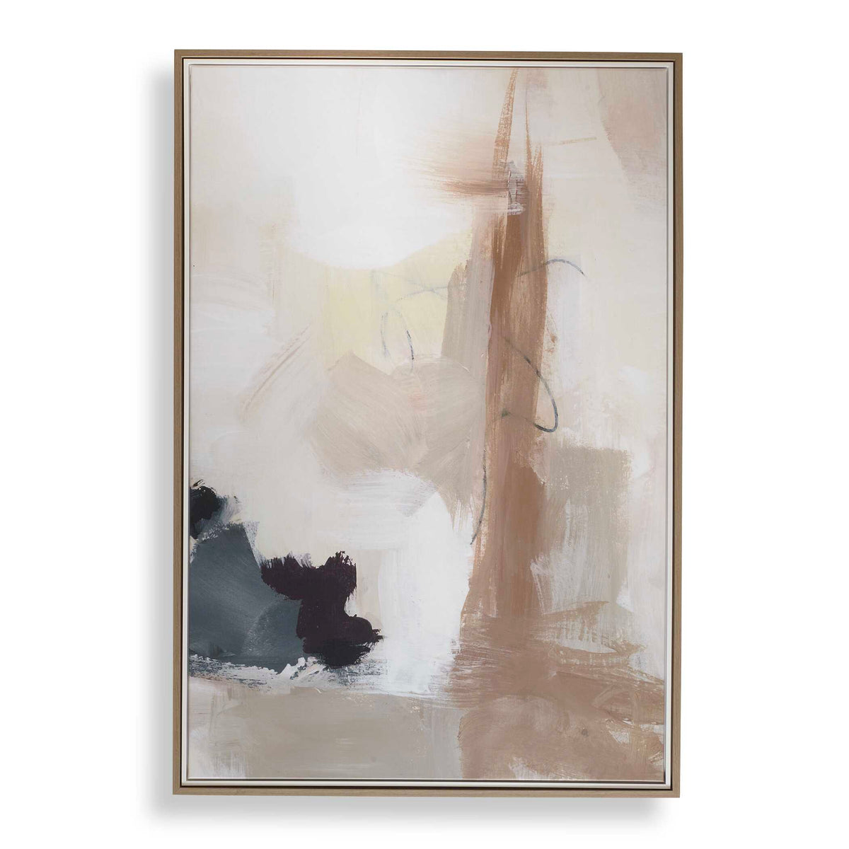 Bluster Framed Abstract Canvas