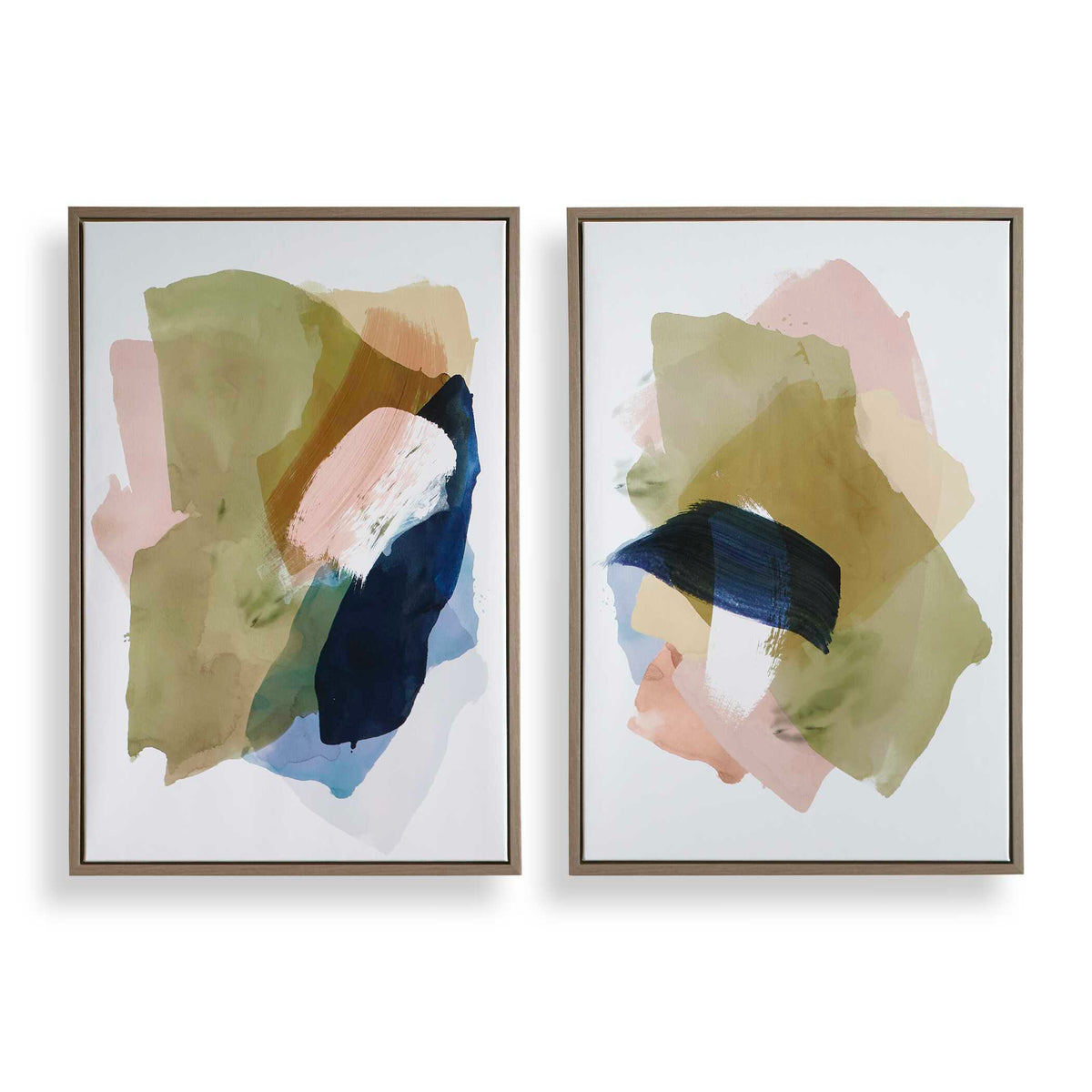 Abstract Afternoon Framed Canvases Set/2