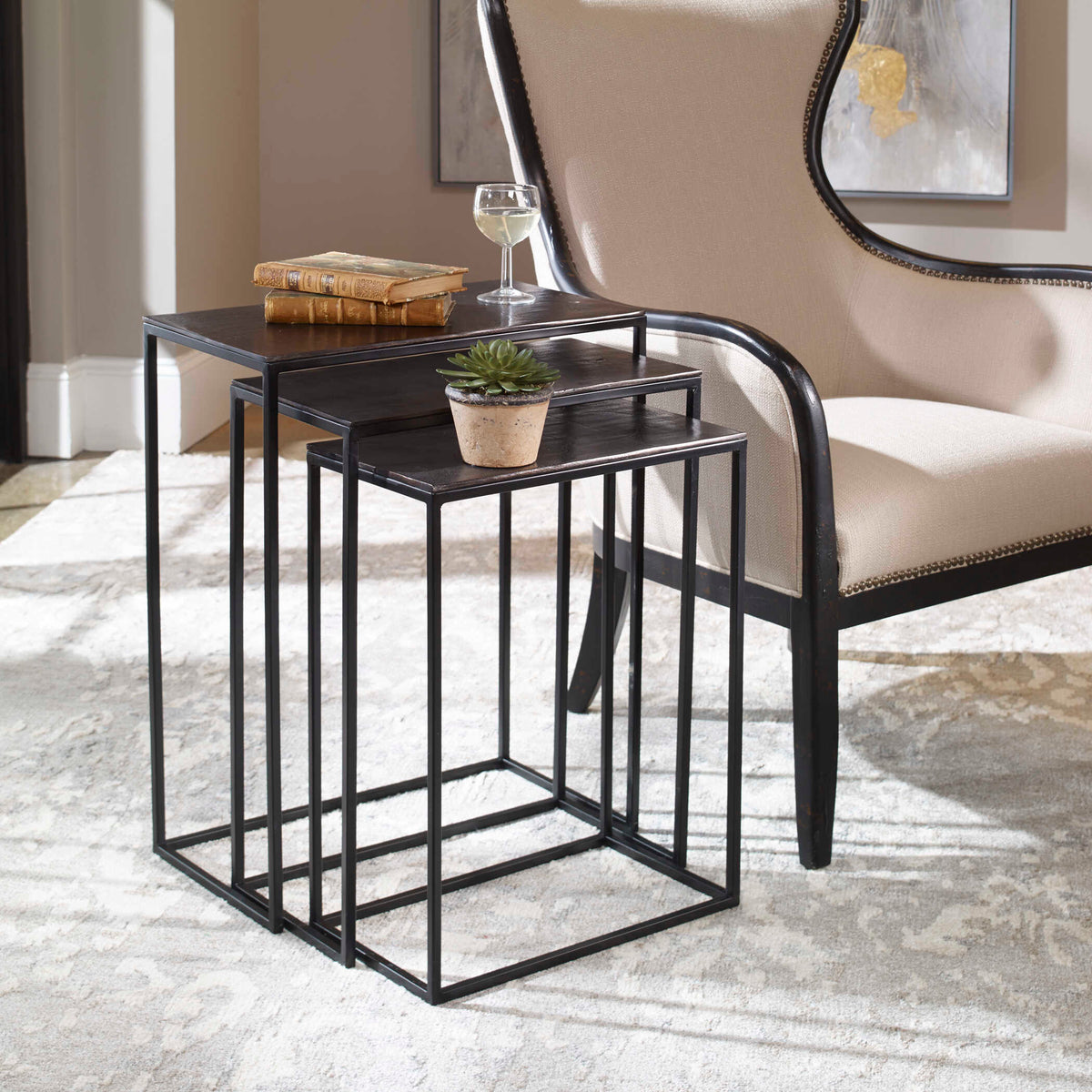Coreene Nesting Tables Set/3