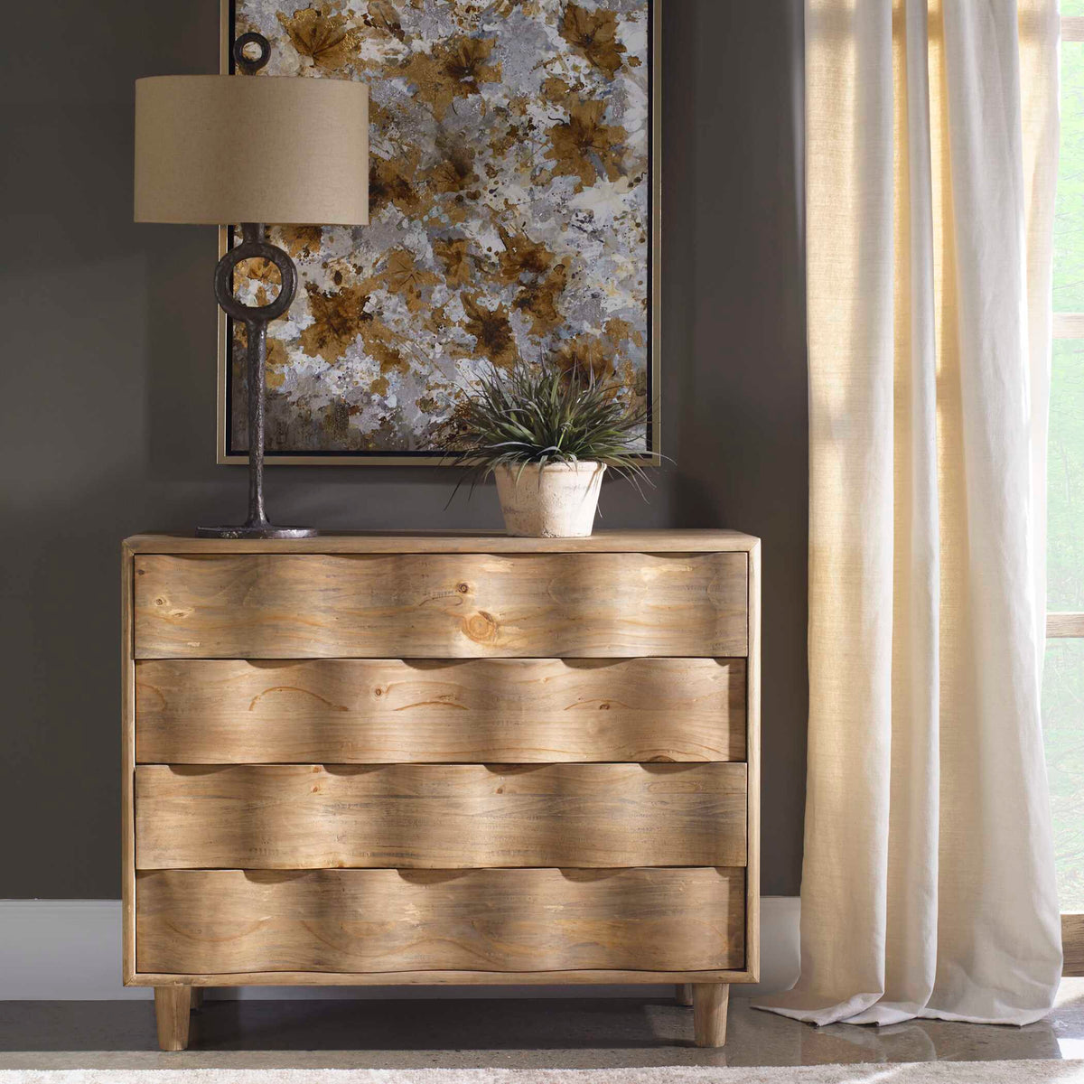 Crawford Light Oak Accent Chest