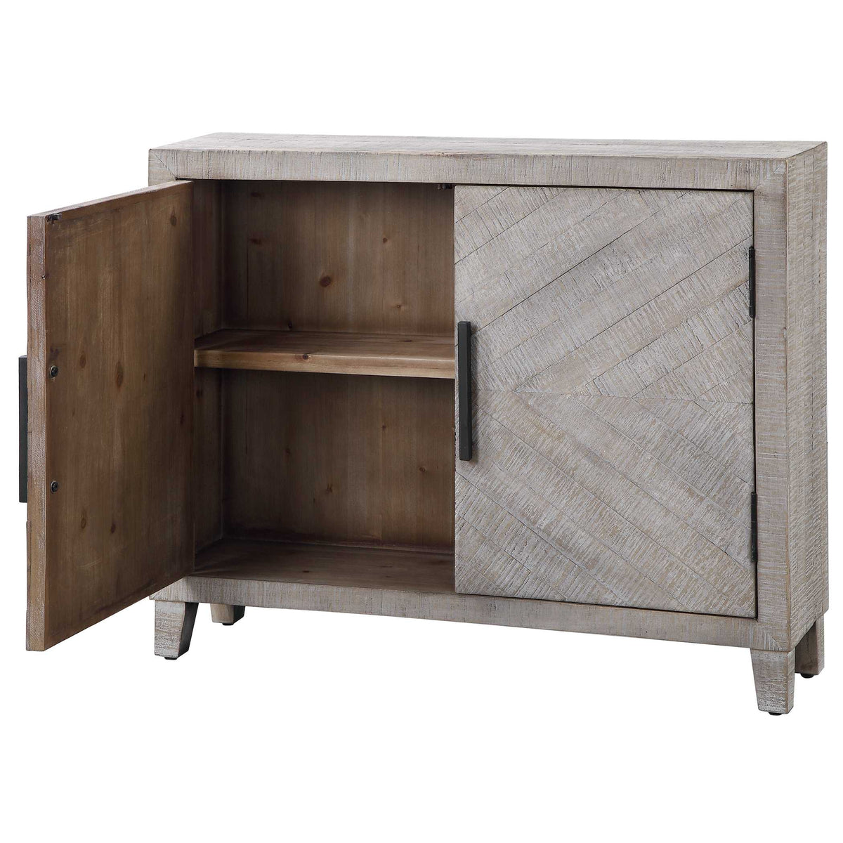 Adalind White Washed Accent Cabinet