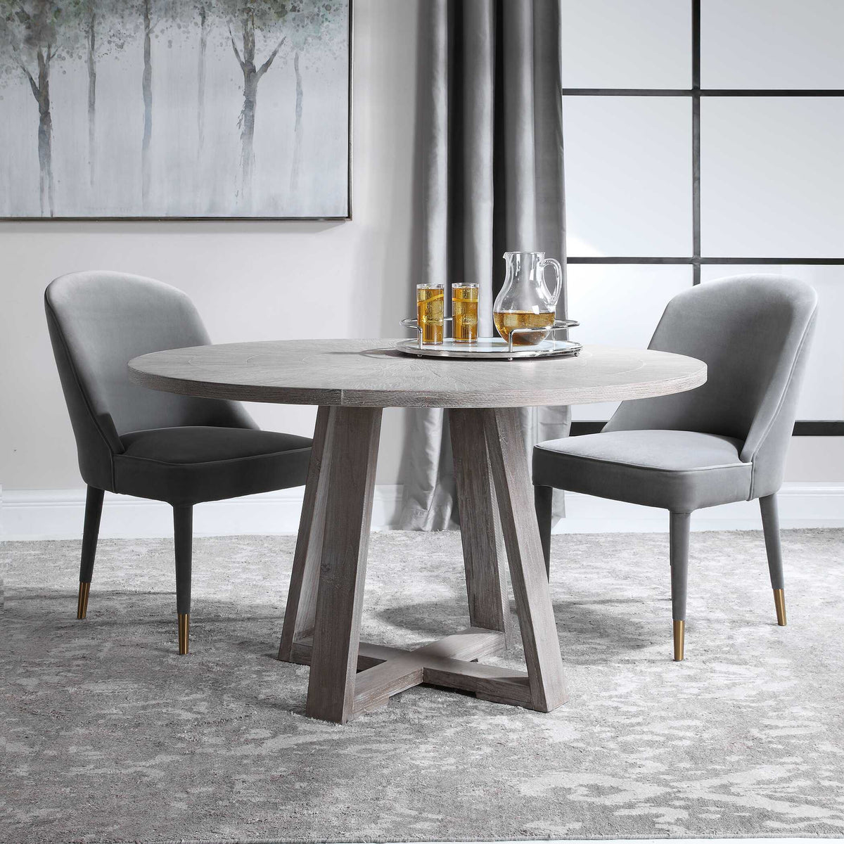 Gidran Gray Dining Table