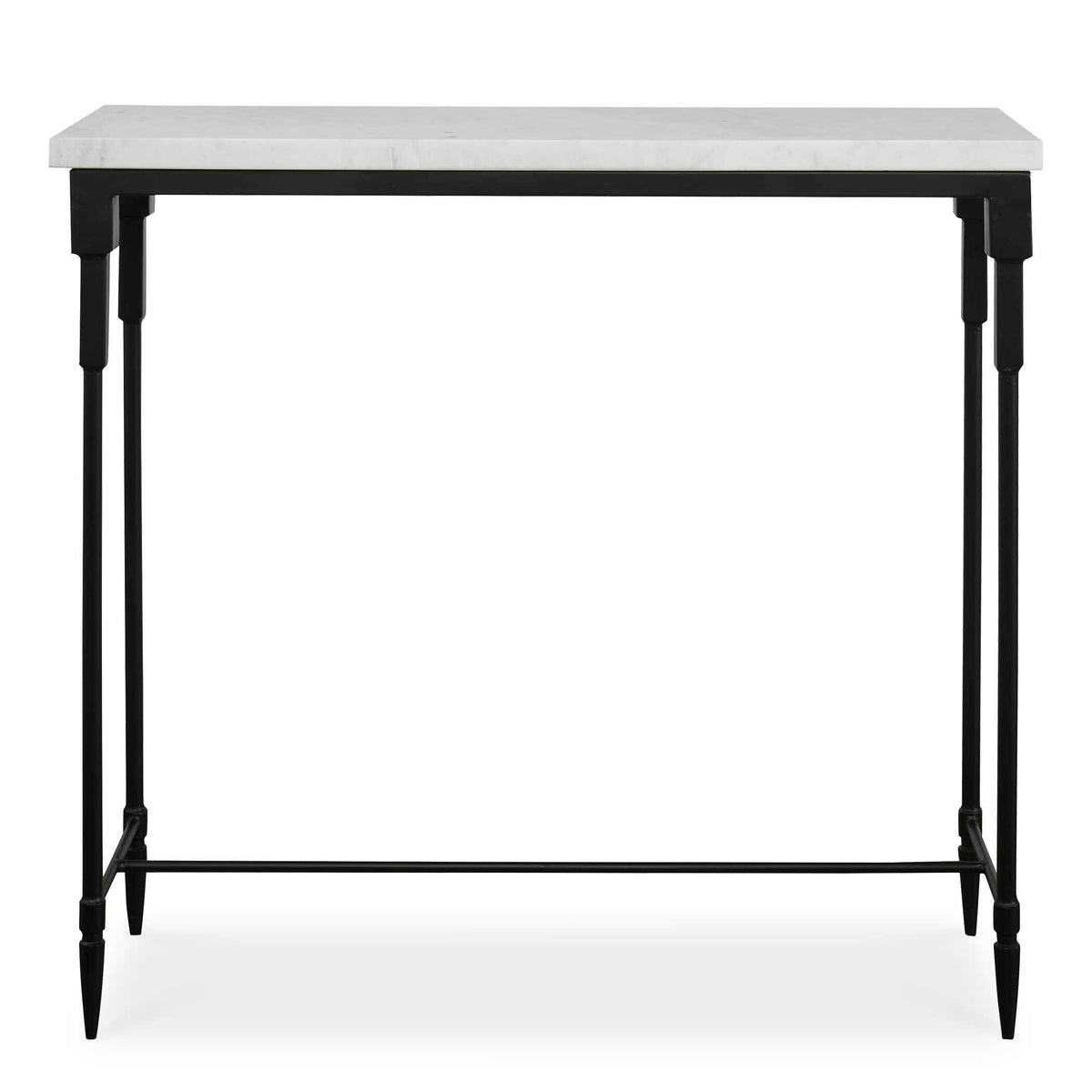 Bourges White Marble Console Table