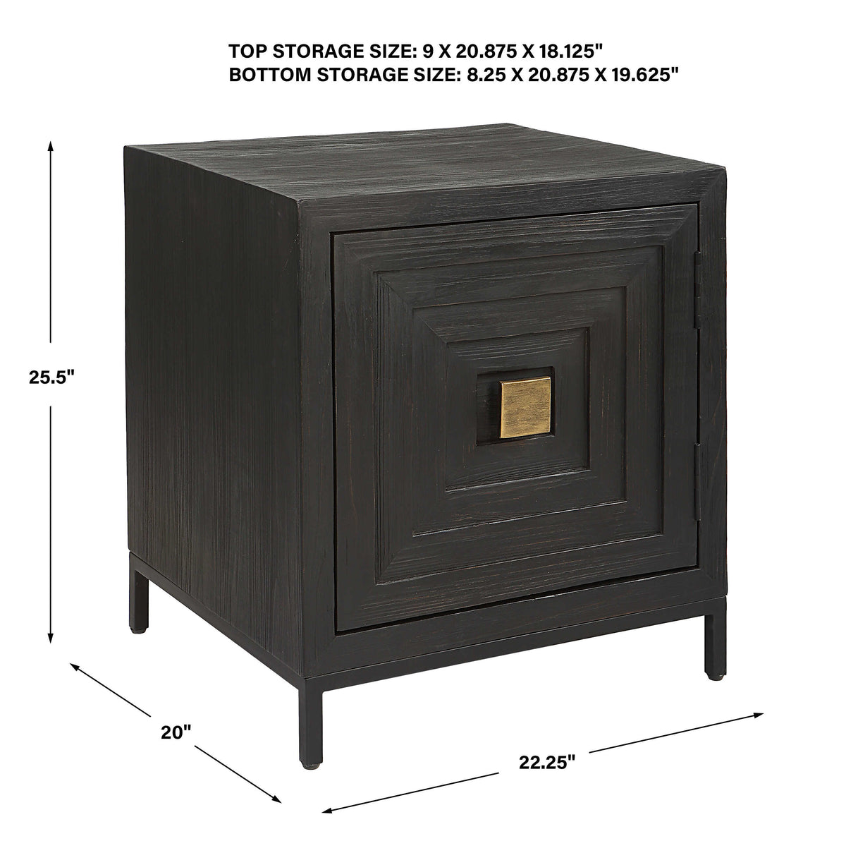 Aiken Geometric Cabinet / End Table