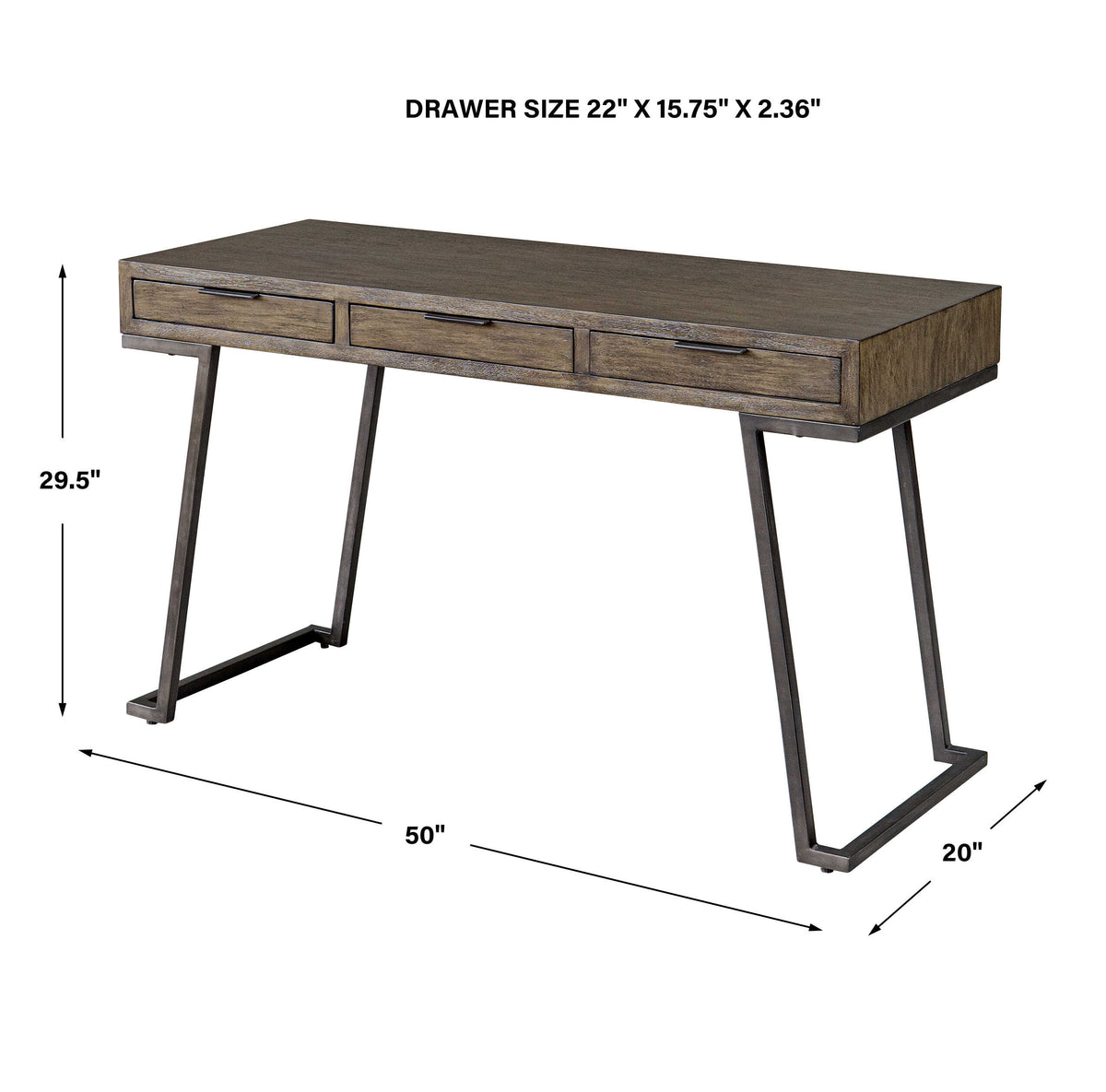 Comrade Natural Wood Desk