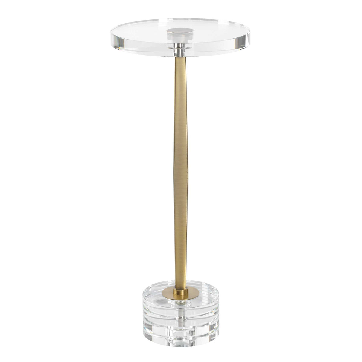 Groove Crystal Drink Table
