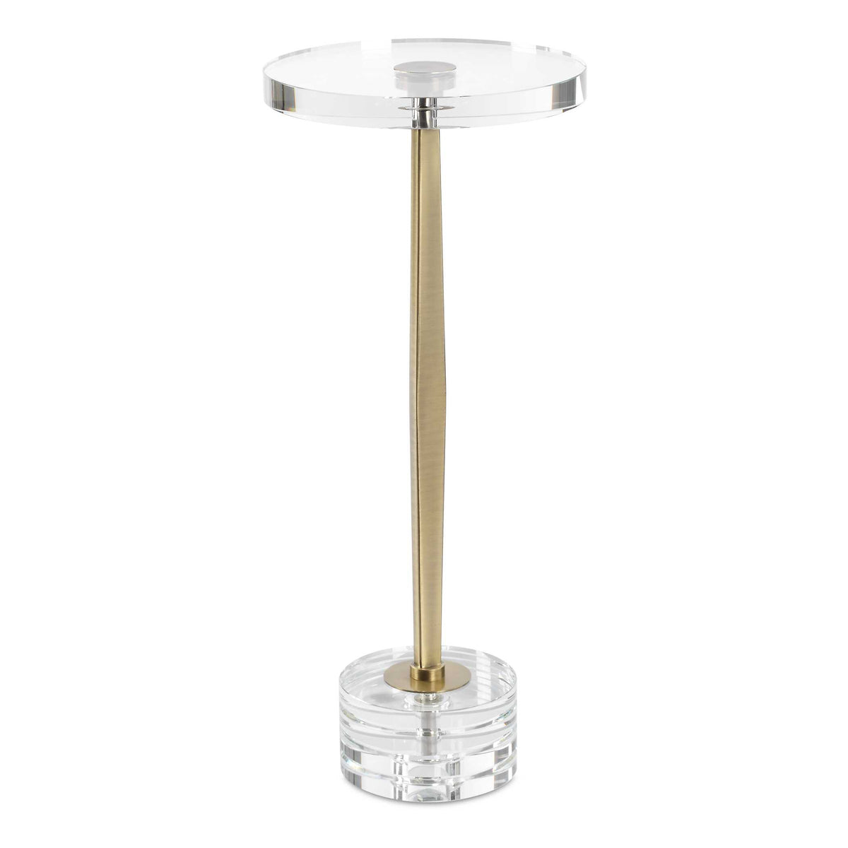 Groove Crystal Drink Table