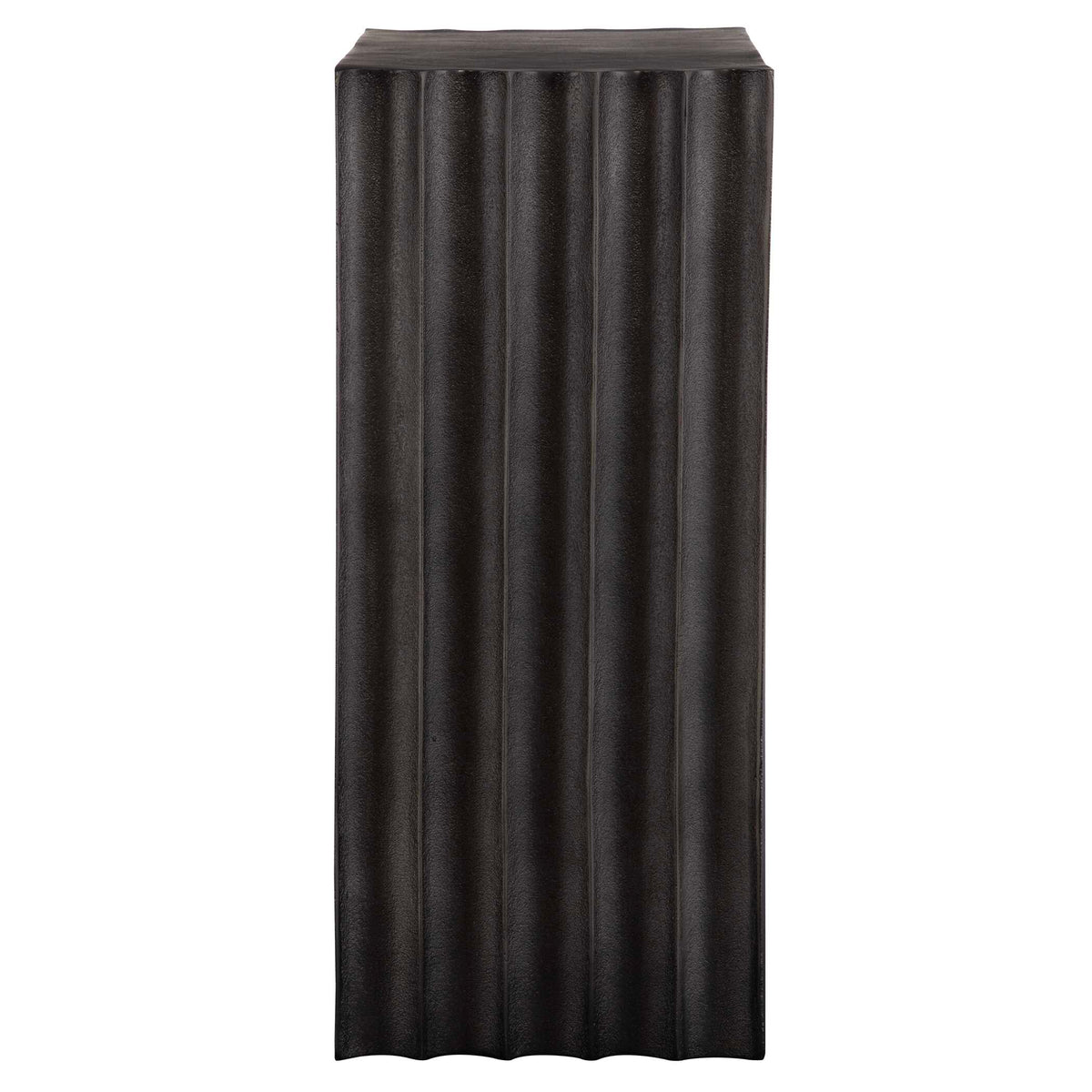 In The Groove Aluminum Accent Table