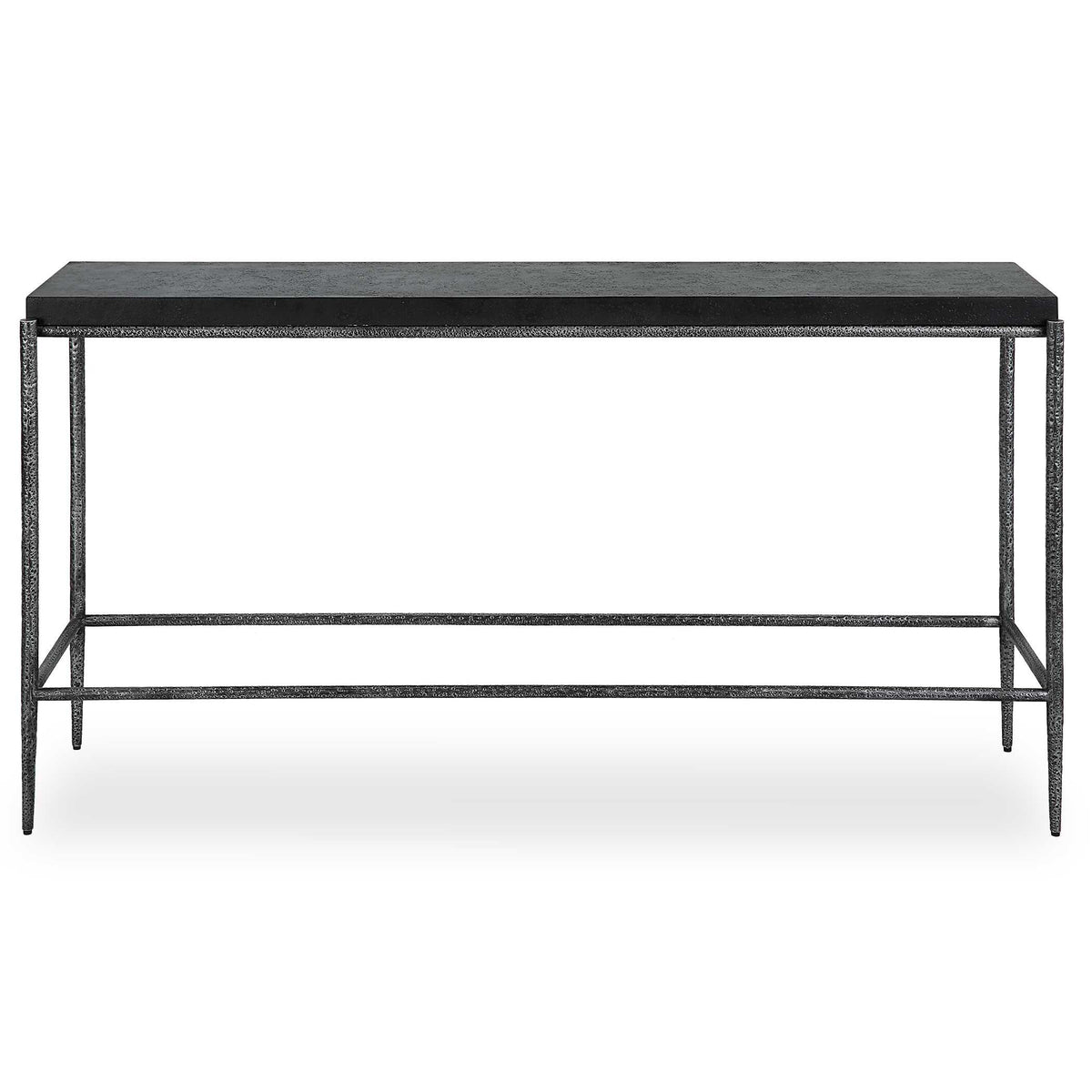 Crescendo Black Concrete Console Table