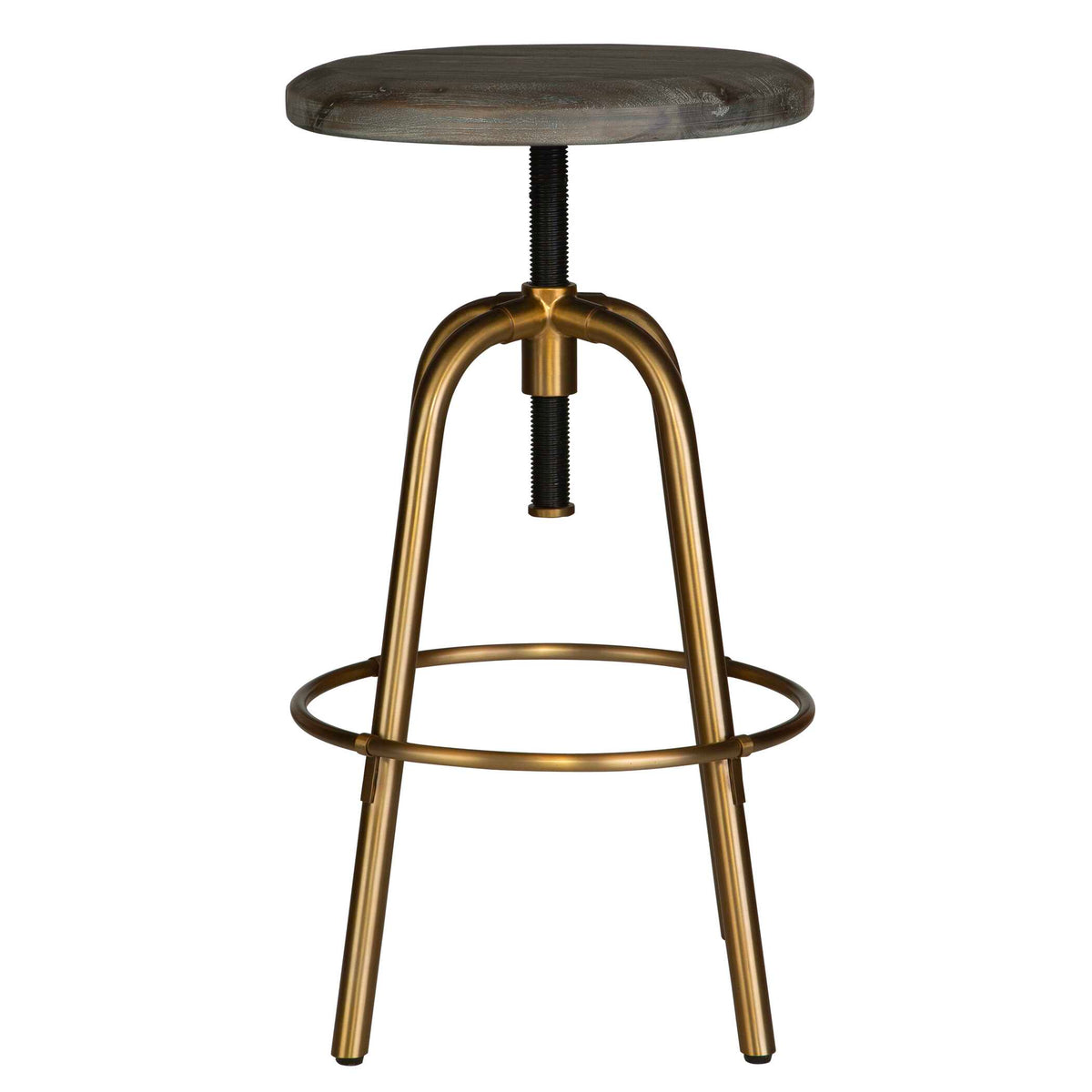 Revolve Brass Counter Stool