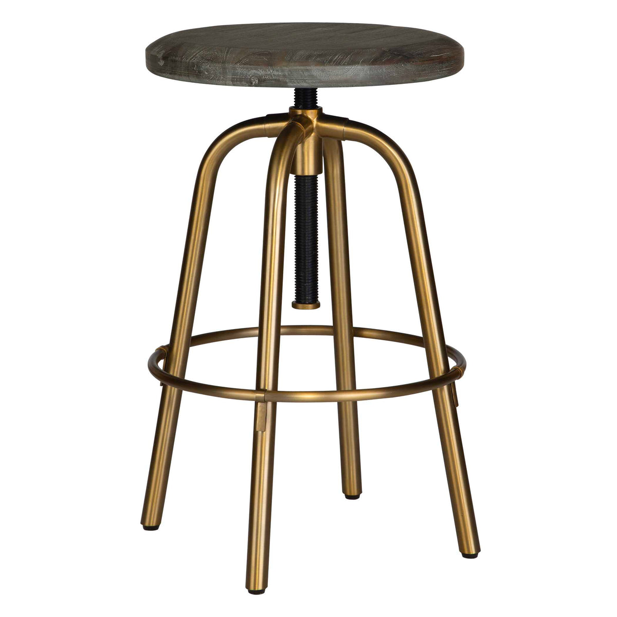 Revolve Brass Counter Stool