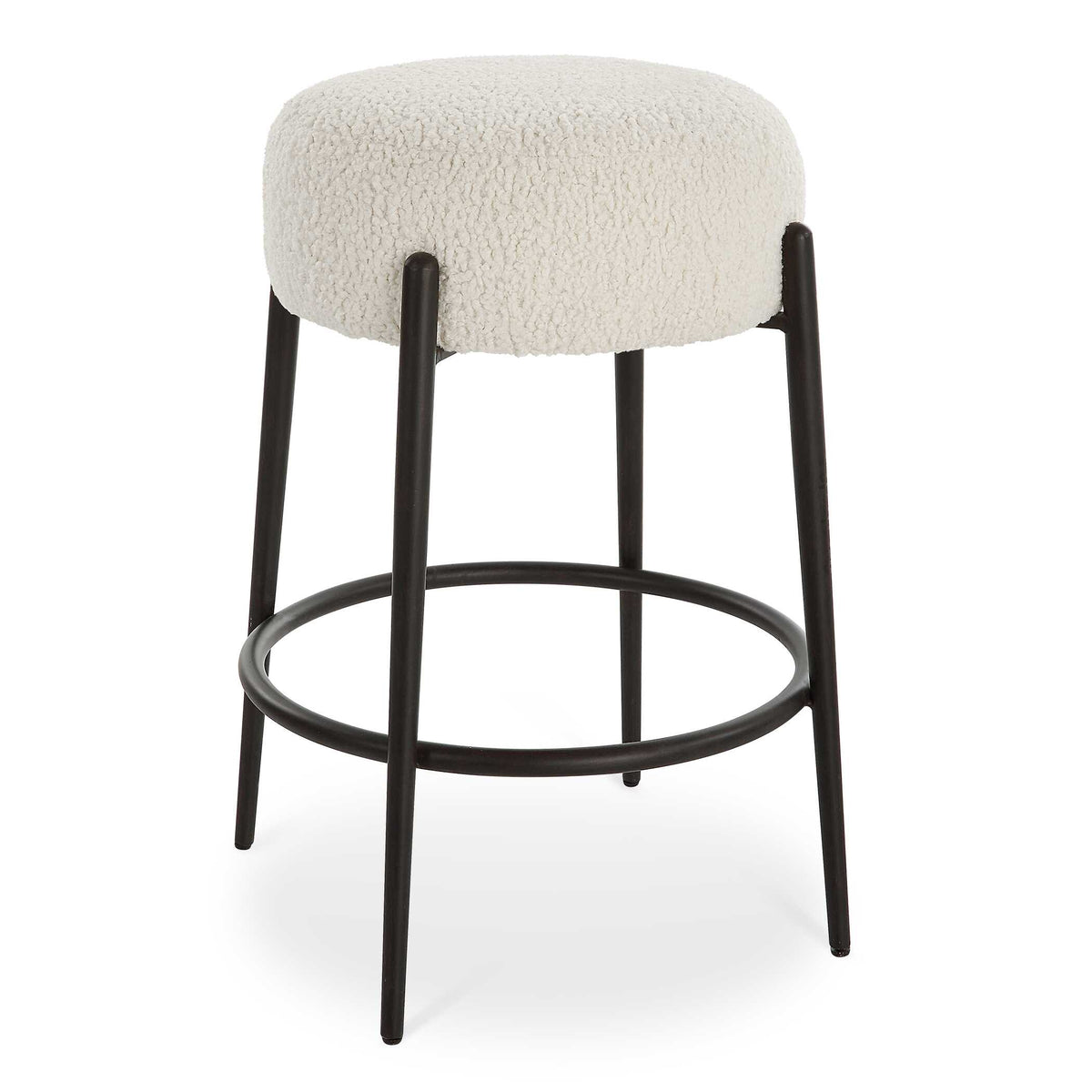 Arles Plush Counter Stool