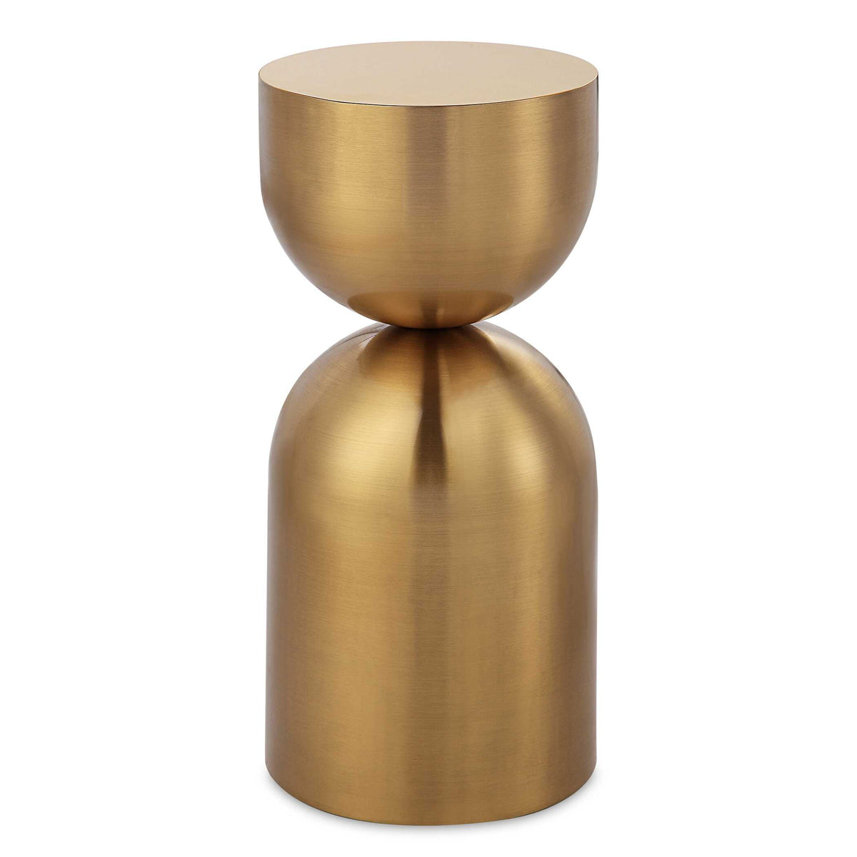 Golden Vessel Modern Accent Table