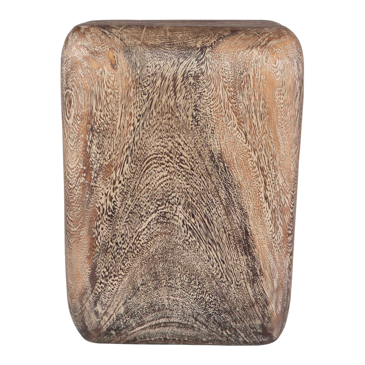 Loophole Bleached Wash Accent Stool