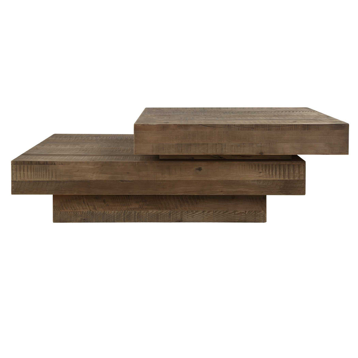Rustic Planes Modern Coffee Table