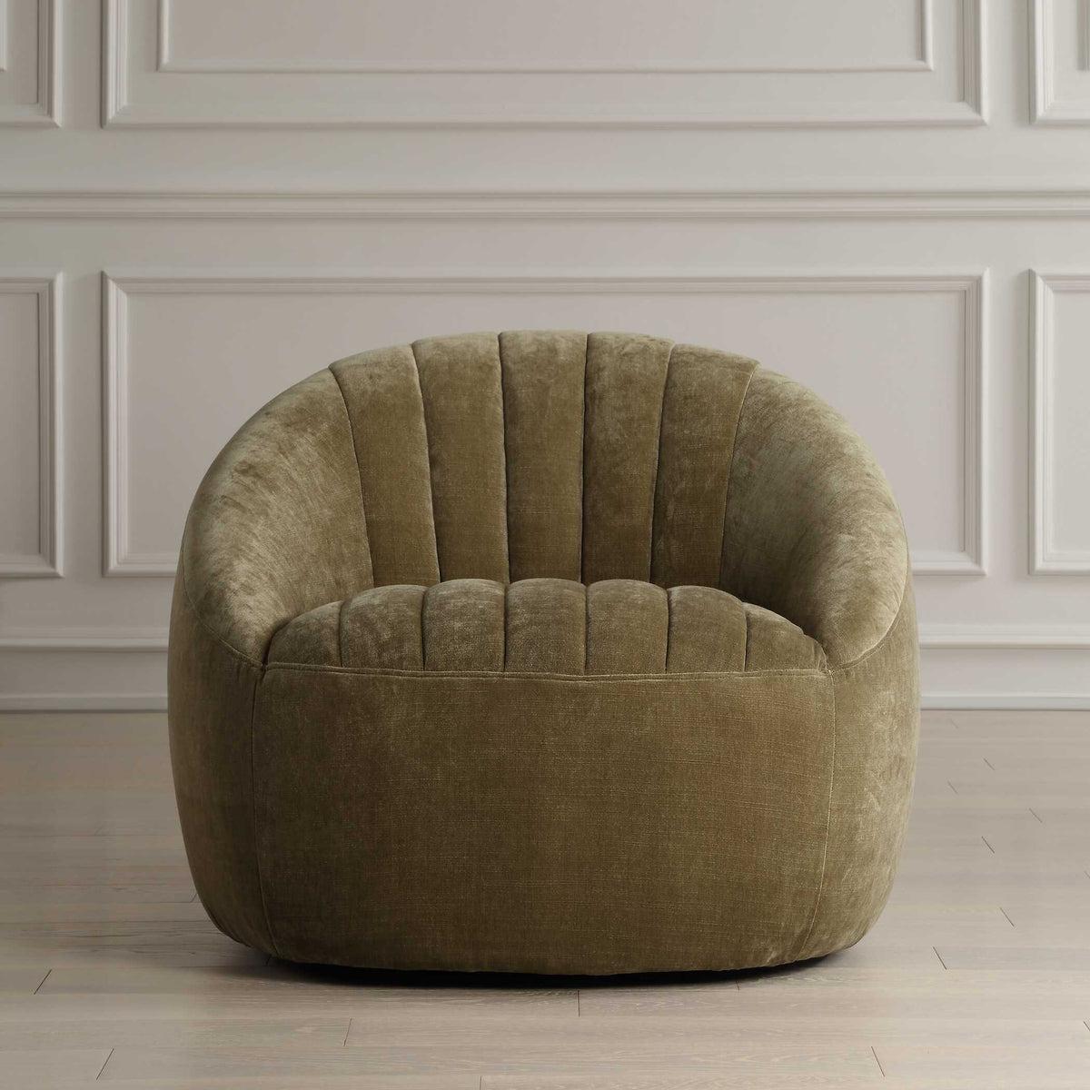 Narrows Moss Green Swivel Chair