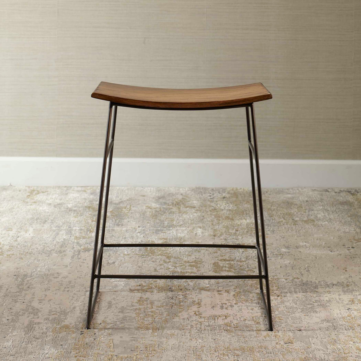 Thura Walnut Counter Stool