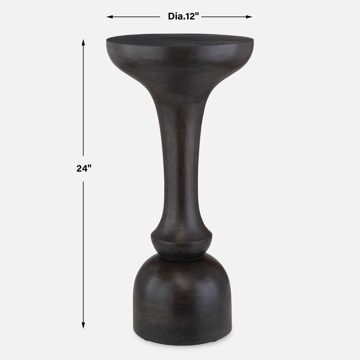 Gambit Hourglass Accent Table