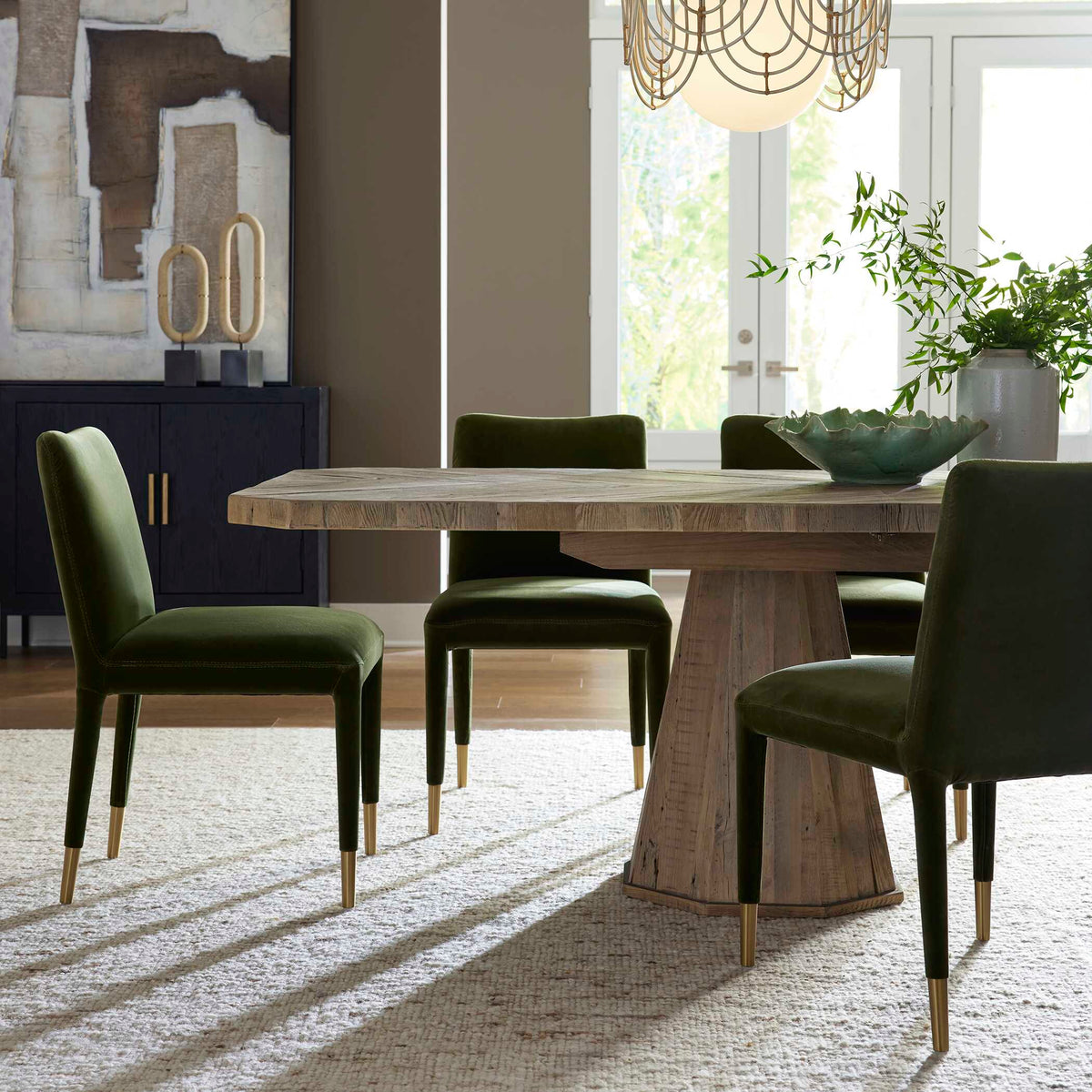 Caledon Reclaimed Oak Dining Table