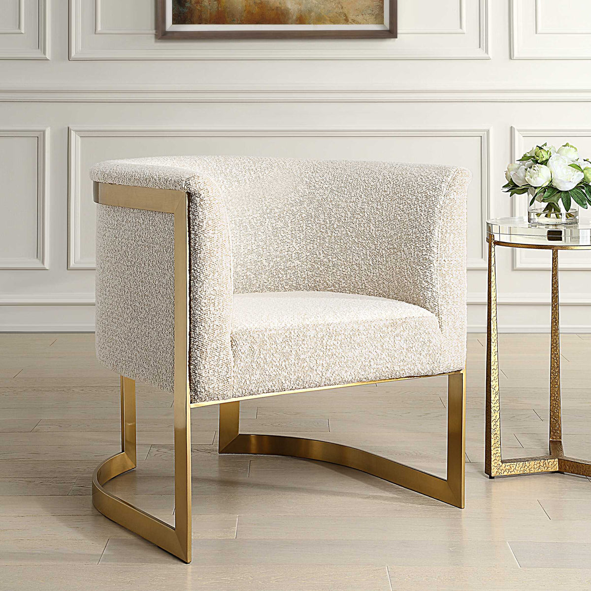 Bellina Plush Barrel Chair