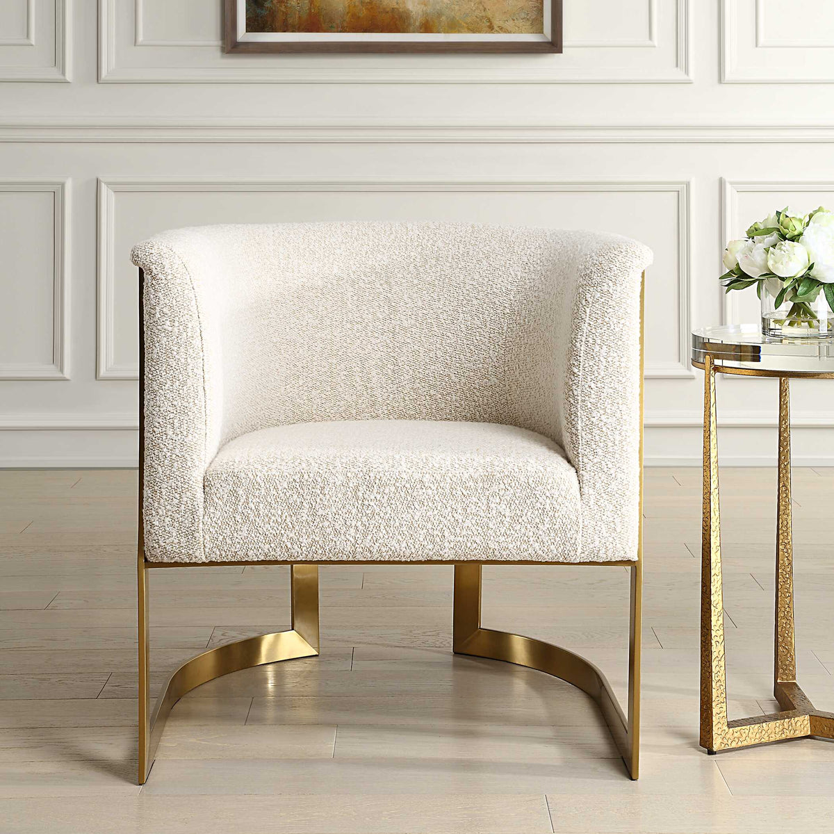 Bellina Plush Barrel Chair