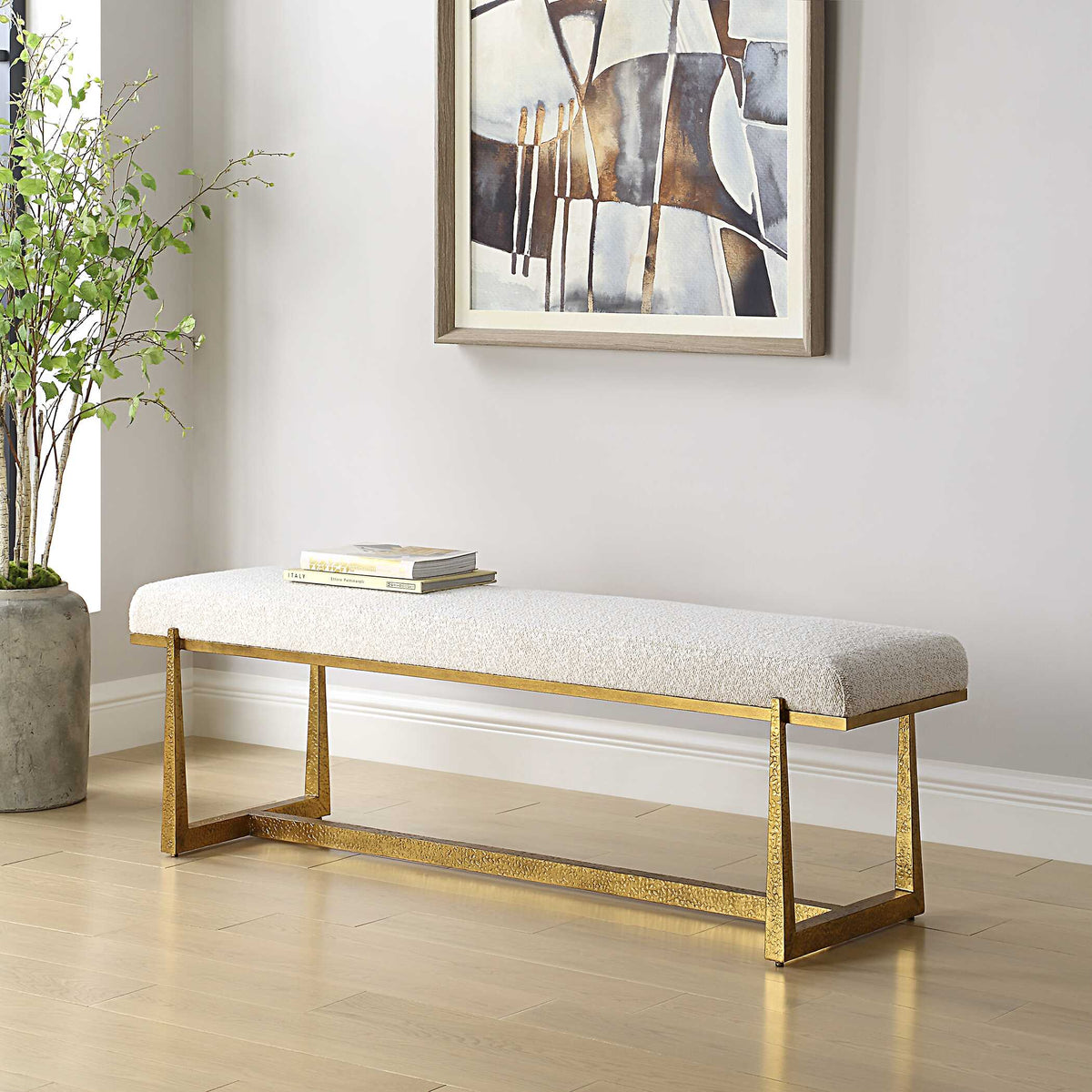 Midas Antique Gold Bench