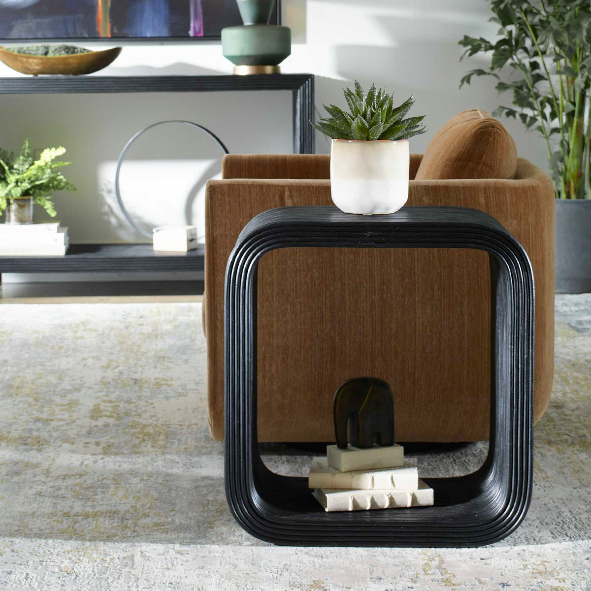 Compton Rattan Side Table