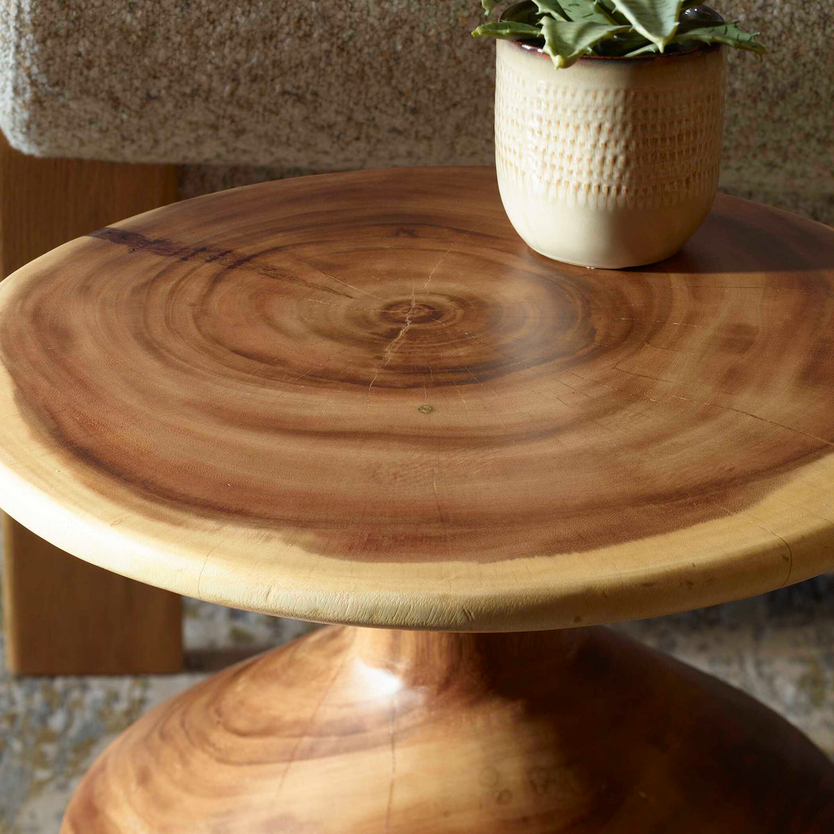 Lynx Hourglass Accent Table