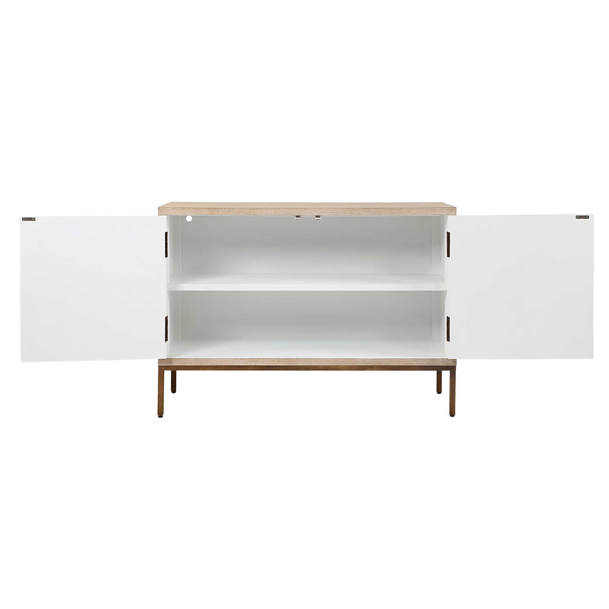 Weimar 2 Door White Cabinet