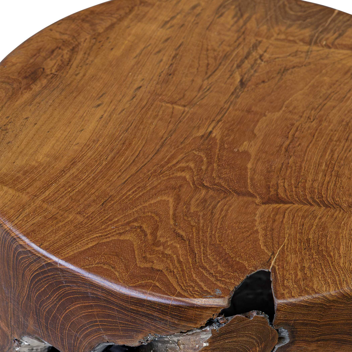 Rafe Wooden Accent Stool