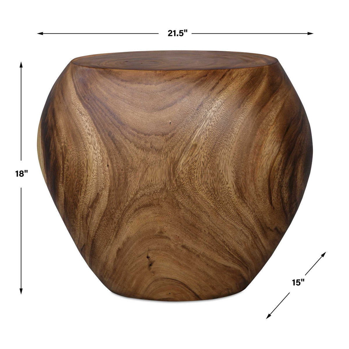 Lomas Solid Wood Accent Stool