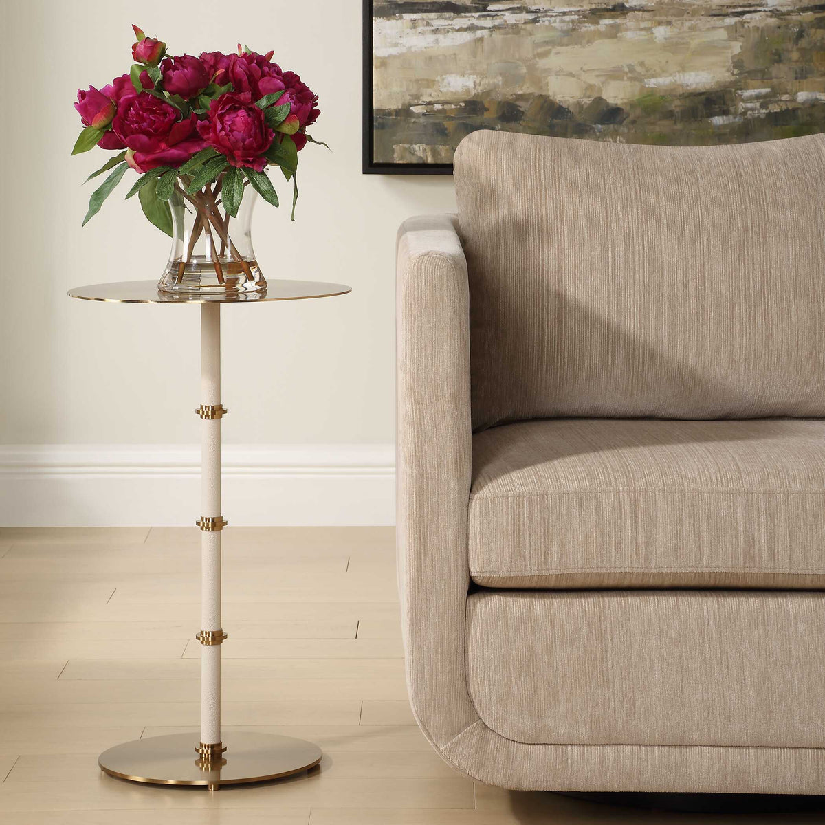 Cyprus Brass Accent Table